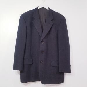 VALENTINO Pure Wool Blazer Suit Men size 43L Career Wear